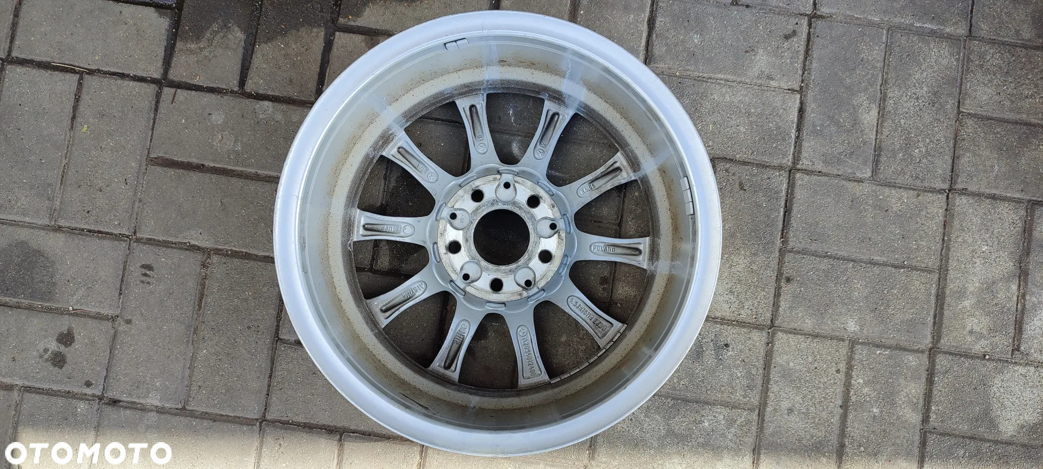 FELGI ALUMINIOWA 5x112 6.5J 16 CALI ET38 fi 66.6 2054012400 MERCEDES W204 W205 CLA KOMPLET 4 SZTUKI - 6