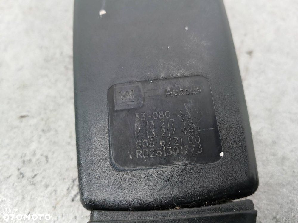 ZAPINKI, SPINKI PASA PRZÓD KOMPLET OPEL ASTRA H 13217491  13217492 13127268 - 8