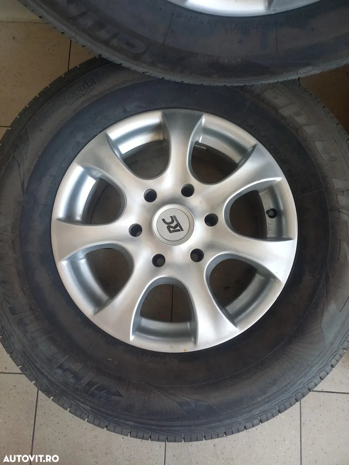 Set Jante Aluminiu Mitsubishi Pajero L200 Nissan Patrol Terrano Etc. Prezoane 6x5.5 Inch Anvelope 245/70R16 - 8