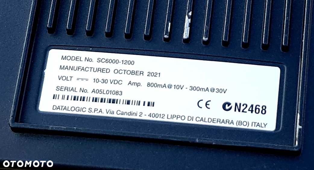 DATALOGIC SC6‌000‌-12‌00 Stacja Kontrolna NOWA Oryginał - 3