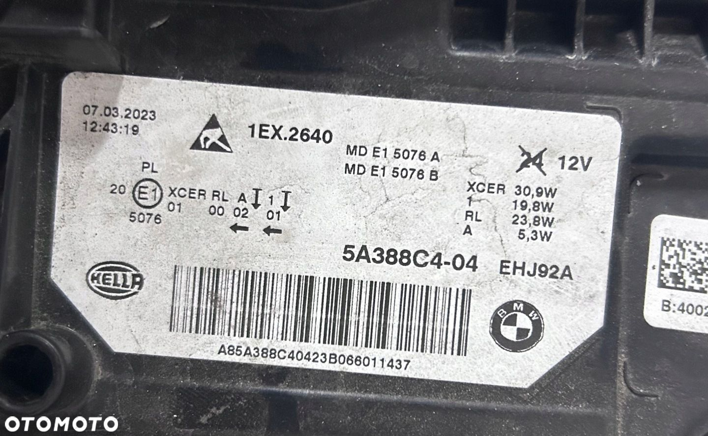 LAMPA PRAWA BMW 5 G30 G31 LIFT FULL LED PRZÓD PRZEDNIA DEMONTAŻ ORYGINAŁ - 2