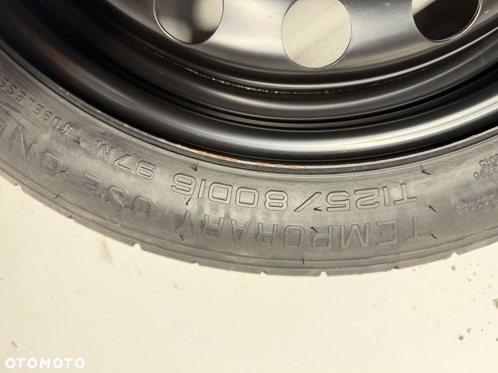 KOŁO DOJAZDOWE HYUNDAI I30 III 16 CALI 52910-A6900 2017- T125/80D16 - 5