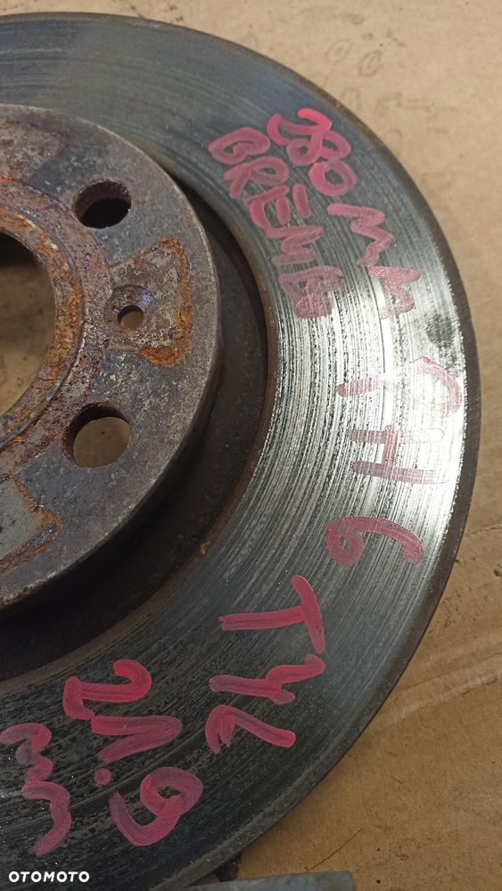 VW PHAETON TARCZE HAMULCOWE KLOCKI TYLNE KLOCKI 280MM BREMBO - 3