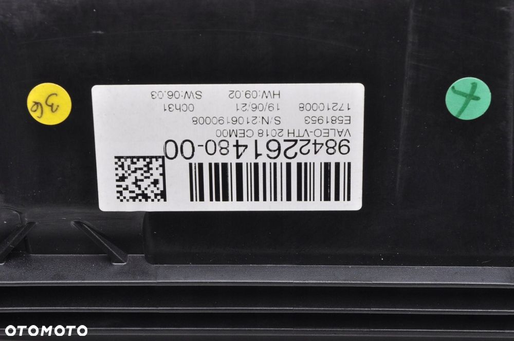 CITROEN C4 III e-C4 WYŚWIETLACZ HEAD UP 9842261480 - 6