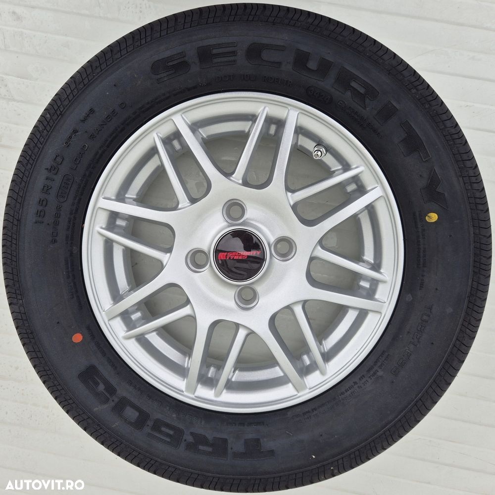 Roata remorca 155 R13C 91N,Anvelopa SECURITY M+S Janta aliaj 4Jx13