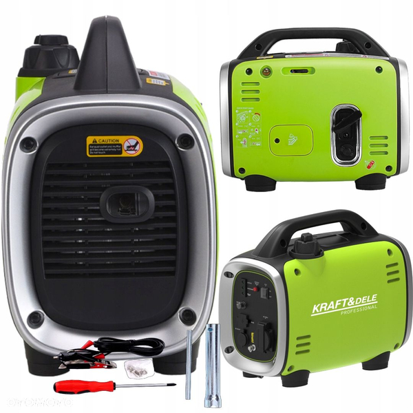 AGREGAT PRĄDOTWÓRCZY GENERATOR INWERTOROWY JEDNOFAZOWY 1300W 1,3KW PRZENOŚN