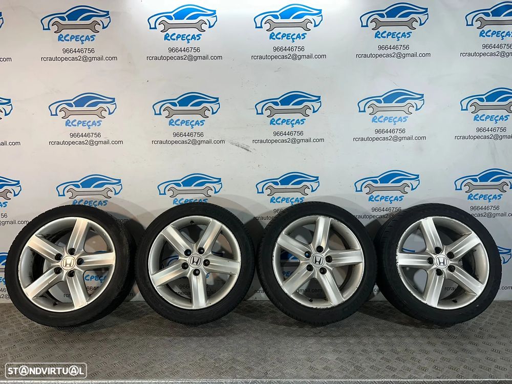 .Conjunto Jantes 17 Originais Honda Civic MK8 VIII ET55 7J 5x114.3 SMR770A - 1