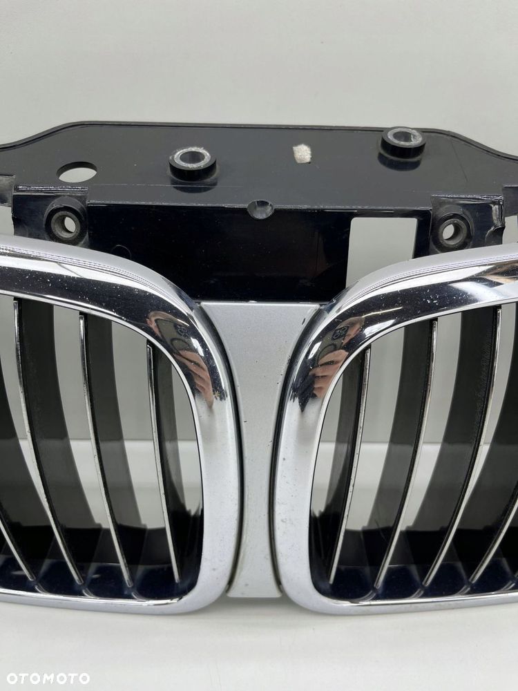 BMW 7 E65 LIFT ATRAPA GRILL NERKI CHROM 7145738 - 6