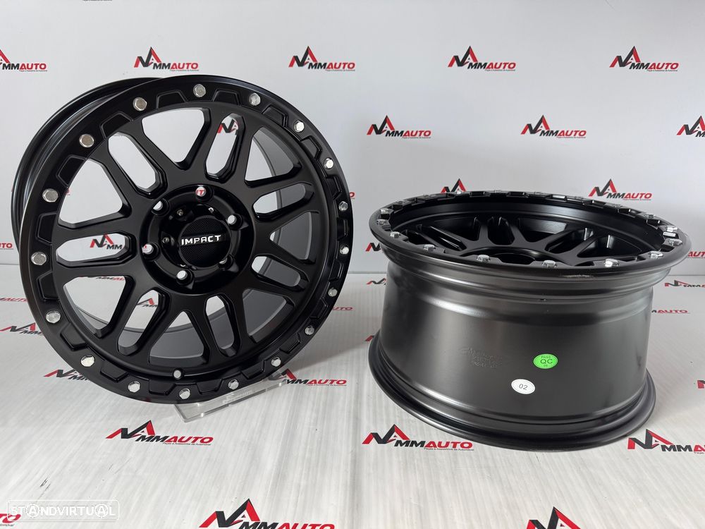 Jantes Impact 4x4 Preto Matte 17 (6x139.7) - 3