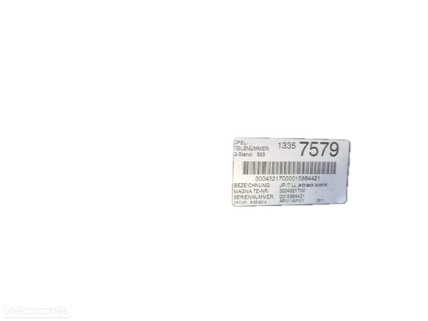 Kit Airbags Opel Adam (M13) - 4