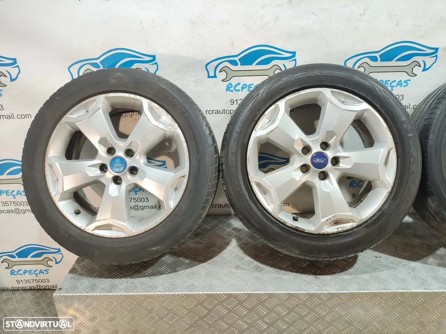 Jantes 18" Ford - Kuga - ORIGINAIS - 7.5J | ET52,5 | 5x108 - 18 Polegadas | 8V4J-1007-BB | 8V4J1007BB | Jante | 5 x 108 | 235 50 18 | Pneus - 5