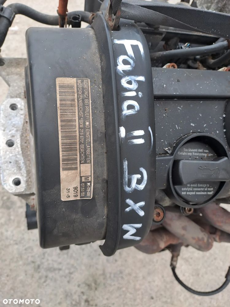 Skoda Fabia II 1.4 16V 2014r. silnik kompletny kod BXW CGGB - 5