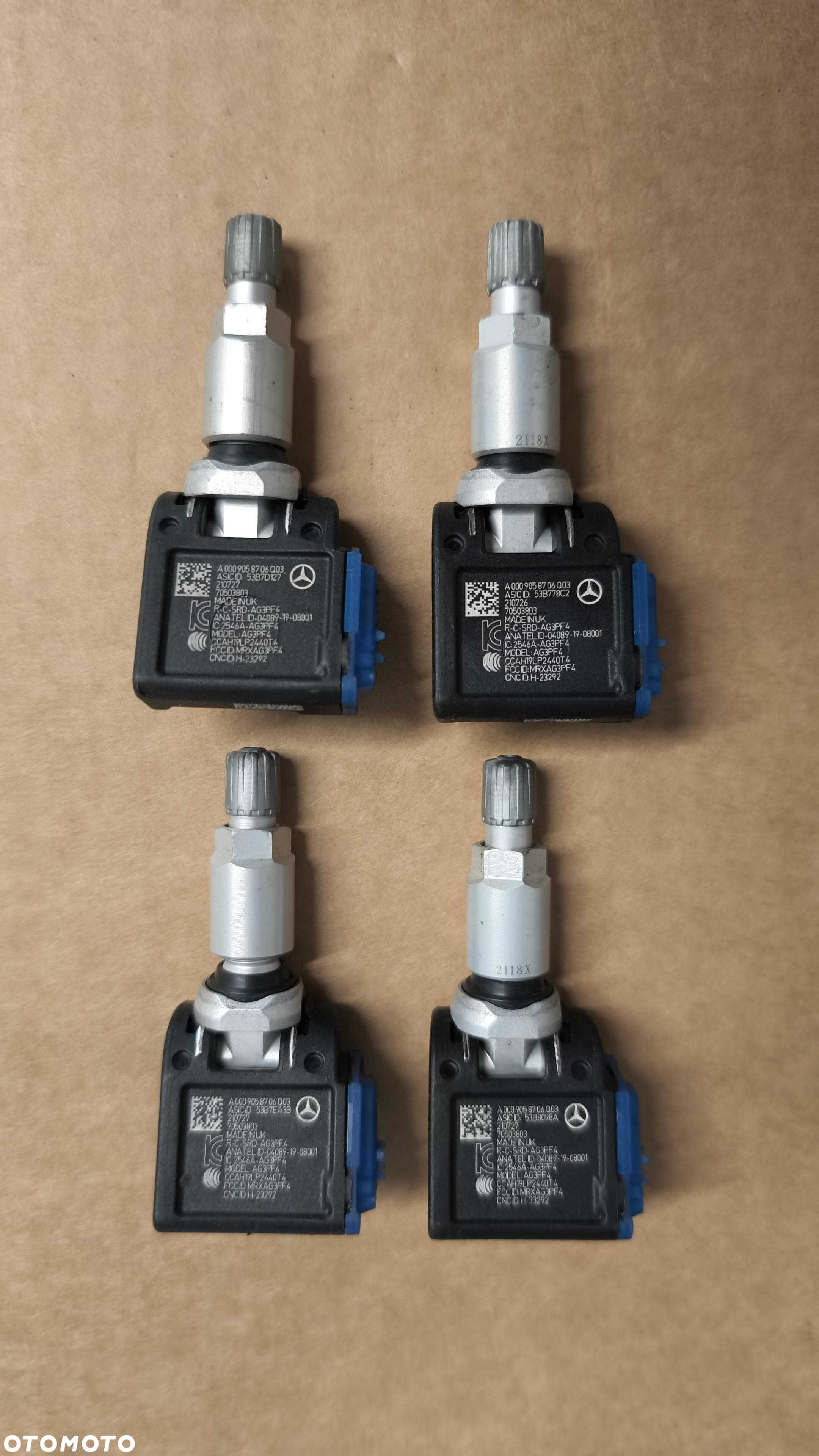 Czujniki ciśnienia TPMS Mercedes W177 BR192 W247 W206 BR118 (T16) - 2