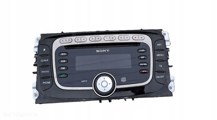ford mondeo mk4 s-max mk1 lift 10-14r radio fabryczne cd sony bs7t-18c939 - 1