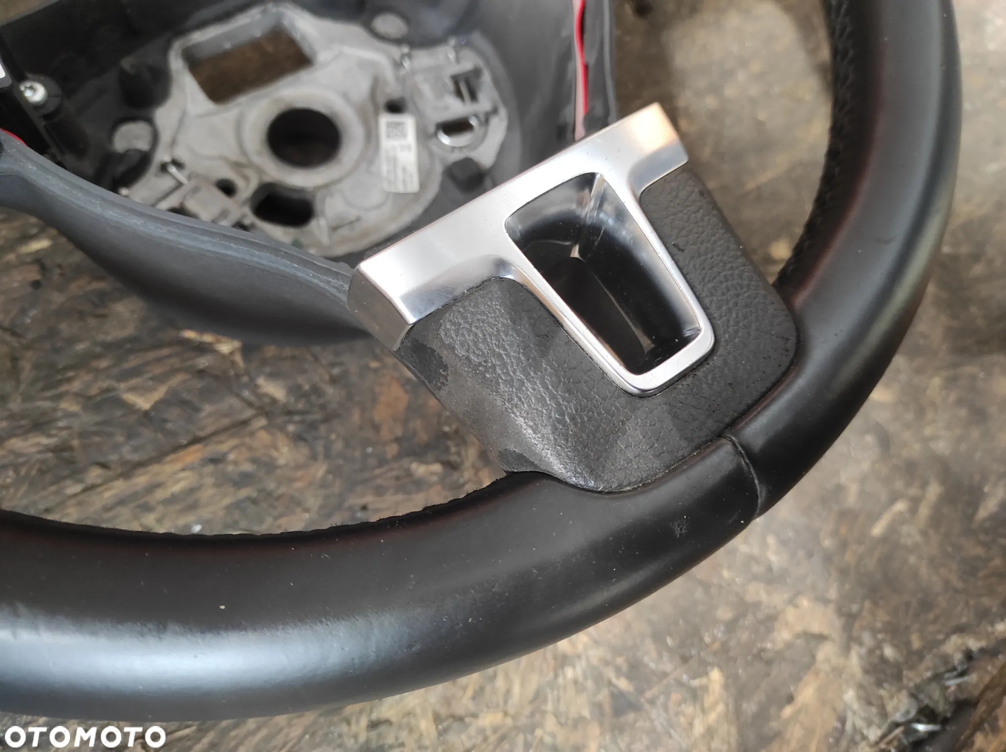 KIEROWNICA 3 RAMIENNA SKÓRA SKÓRZANA MULTIFUNKCJA R LINE VW TIGUAN PASSAT B6 B7 CC SIROCCO CADDY GOLF 5 6 TOURAN EOS POLO 5 6 WYSYŁKA !!! - 3
