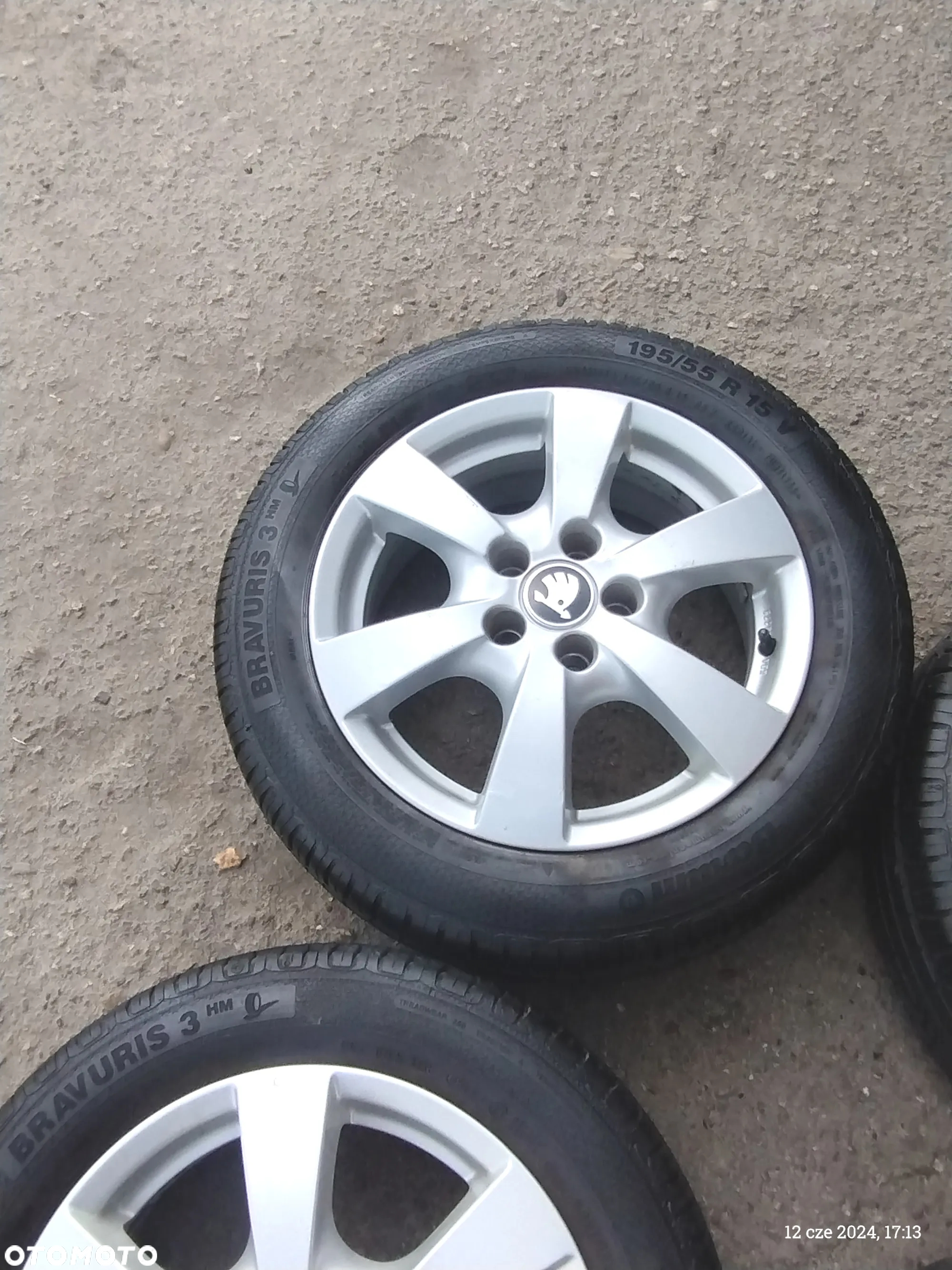 195/55R15 Opony Letnie Lato BARUM BRAVURIS 3 HM 6,5mm Legnica ALU-RAD  jak 185/60 - 8