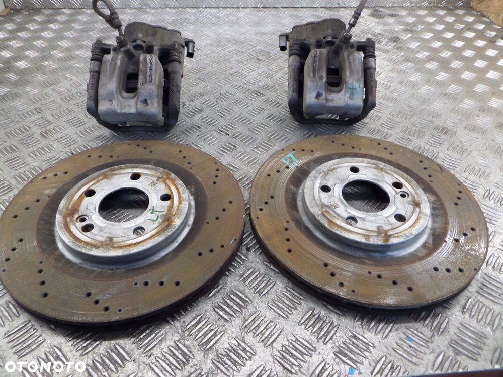 mercedes a35 w177 amg zaciski hamulcowy lewy prawy tył tarcza 330mm - 1