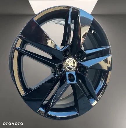 FELGI SKODA OE 5X112 SUPERB OCTAVIA 3V0 17 CZARNE - 5