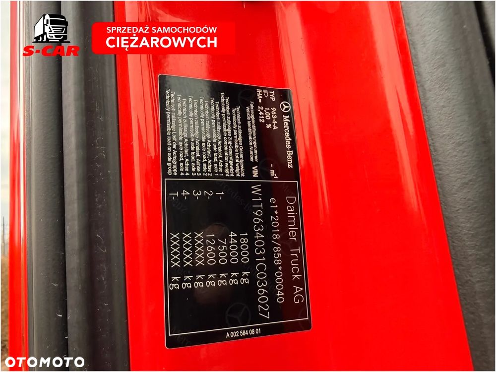 Mercedes-Benz 1845_Actros_Fabrycznie Bez Retardera_Standard - 35
