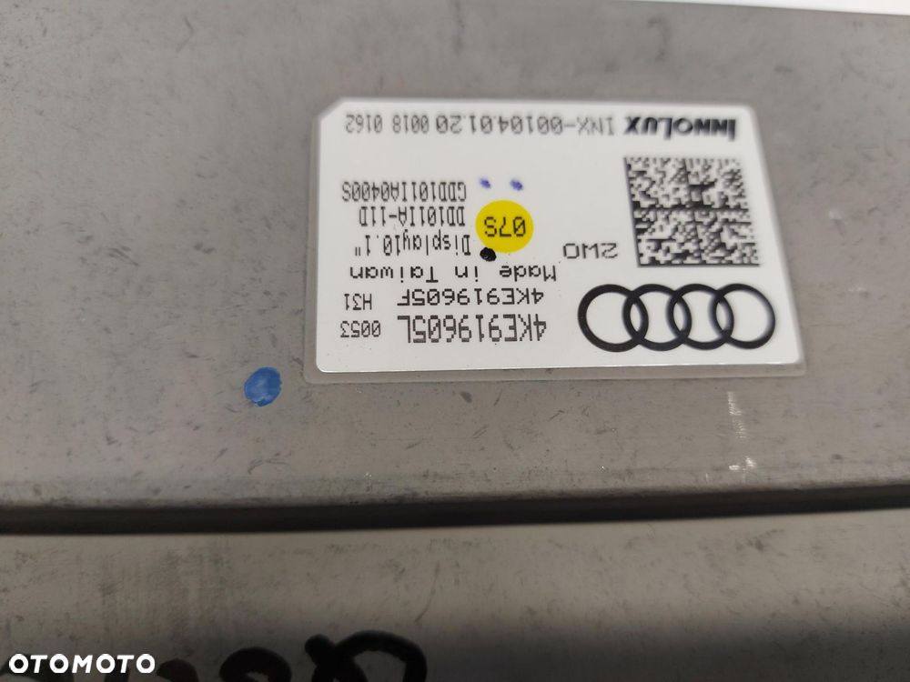 Audi Q8 E-TRON 4KE 2020r wyświetlacz ekran nawigacji navi 4ke919605l - 4