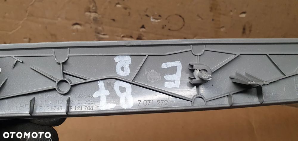 Listwa dekor deski konsoli BMW I E87 7124745 - 6