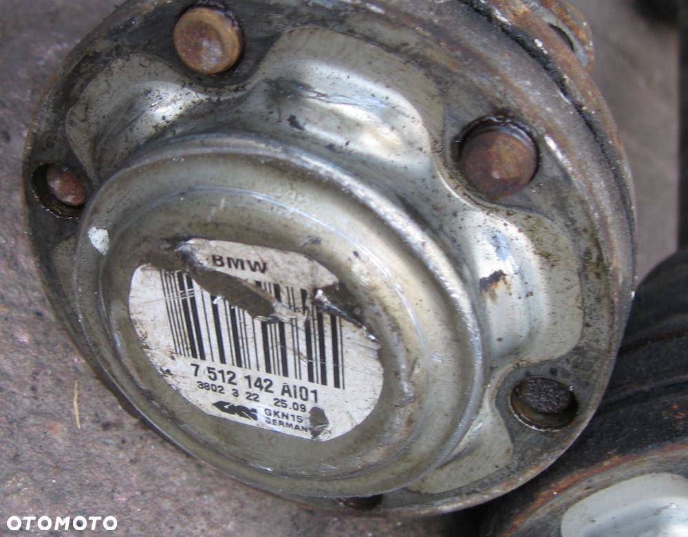 tylny most dyfer półoś BMW E46 2.47 7512142 1229495 - 5