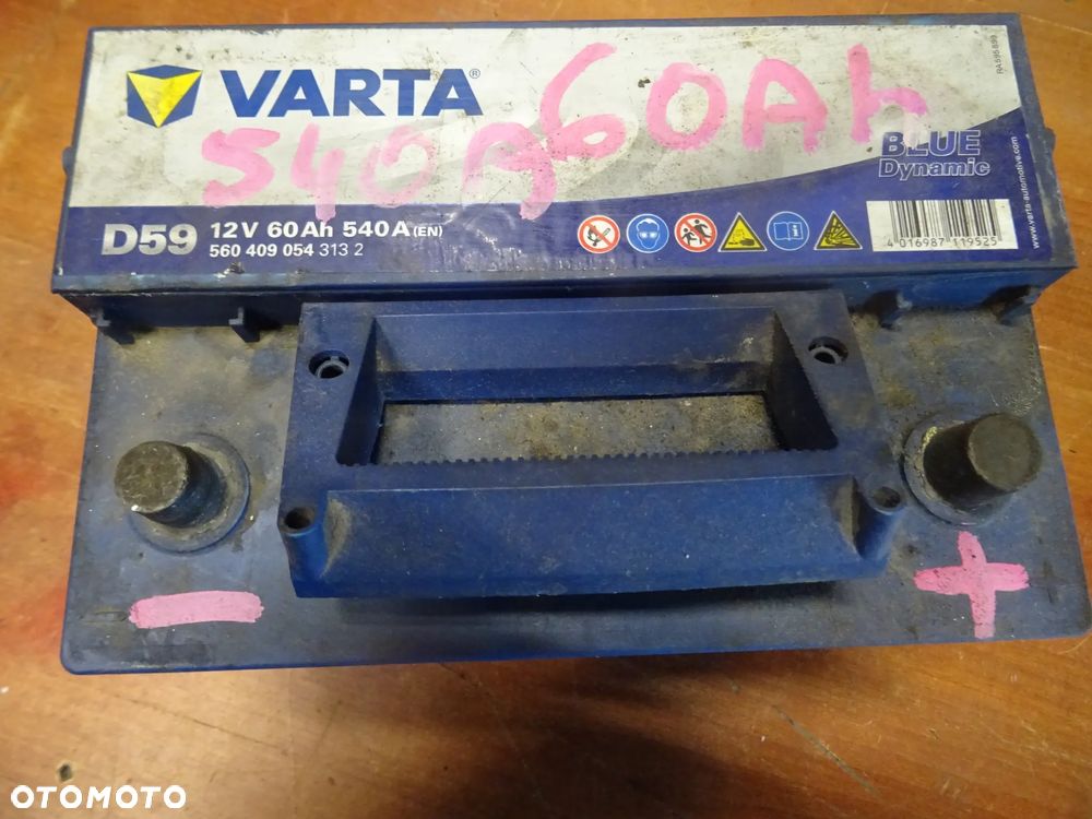 AKUMULATOR WARTA 12V 60 AH 540 A