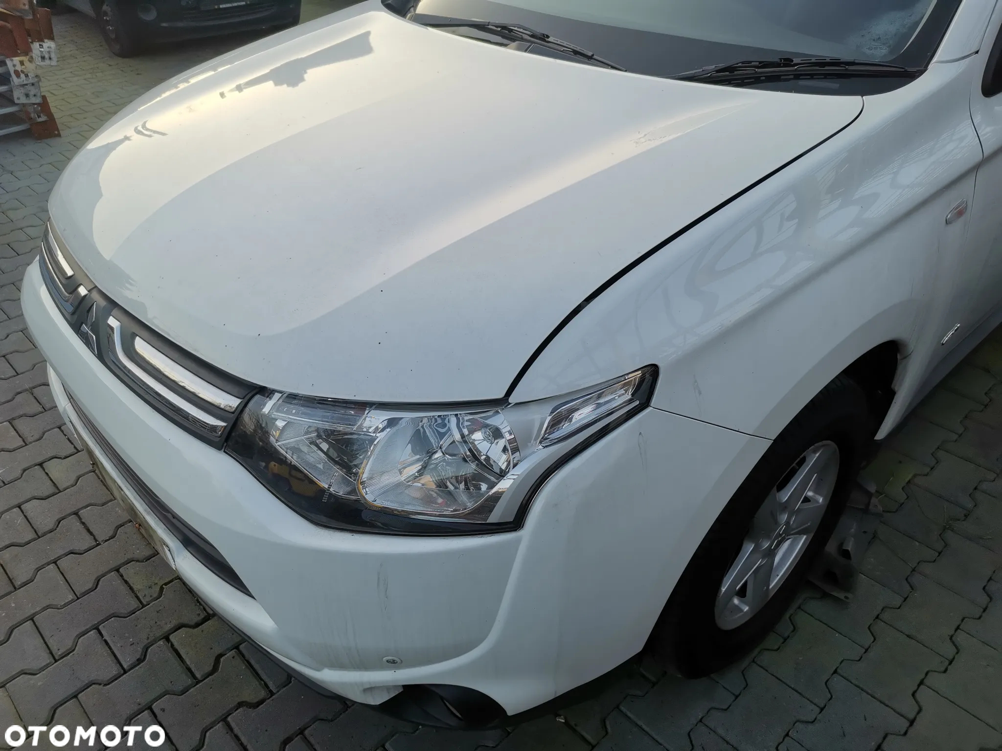 Kompletny przód Mitsubishi Outlander III W37 D-ID Maska Zderzak Lampa Chłodnice Błotnik Pas Przedni - 4