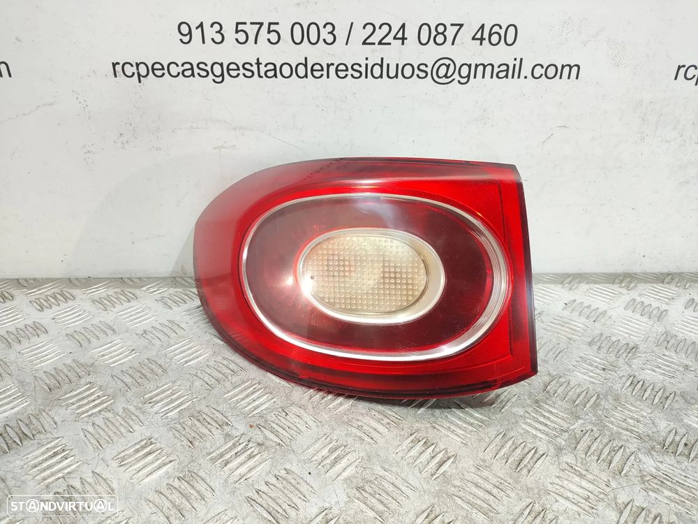 Farolim traseiro trás esquerdo original Volkswagen Tiguan Mk1 5N Pré Facelift de 2007 a 2011 - 2