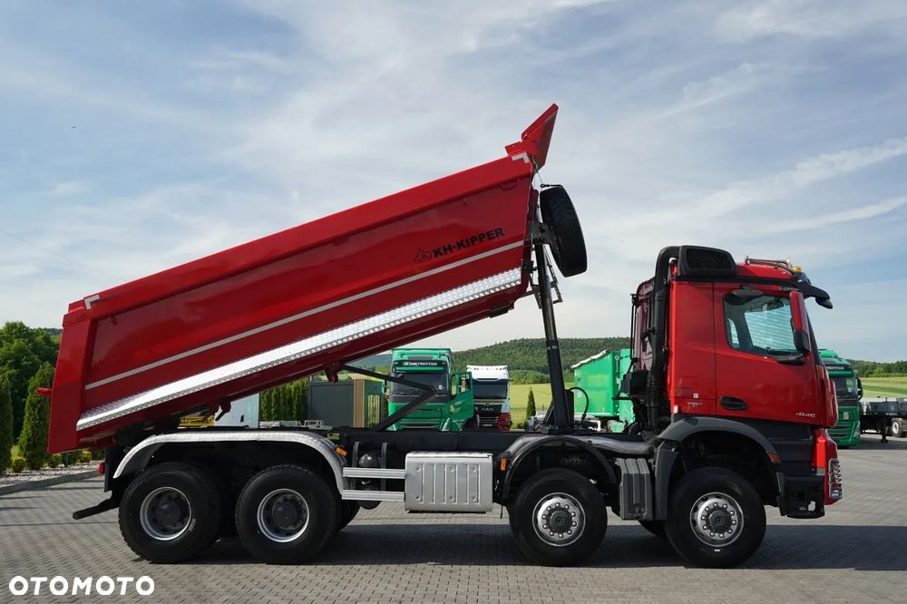 Mercedes-Benz AROCS 4145 / 8x8 / WYWROTKA TYLNOZSYPOWA / KH KIPPER / EURO 6 - 6