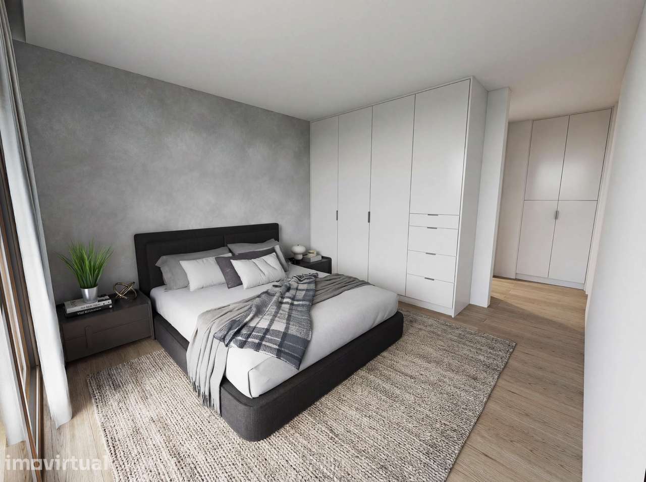 Apartamento T1 Novo em condomínio fechado - Jardins da Feira - Grande imagem: 2/7