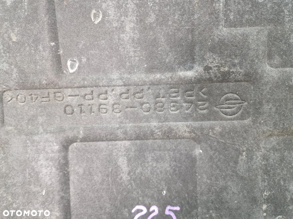 SSANGYONG KORANDO C300 PŁYTA / OSŁONA POD SILNIK MATERIAŁOWA , NR 24380-39110 , NR AUKCJI NSŁ225 - 6