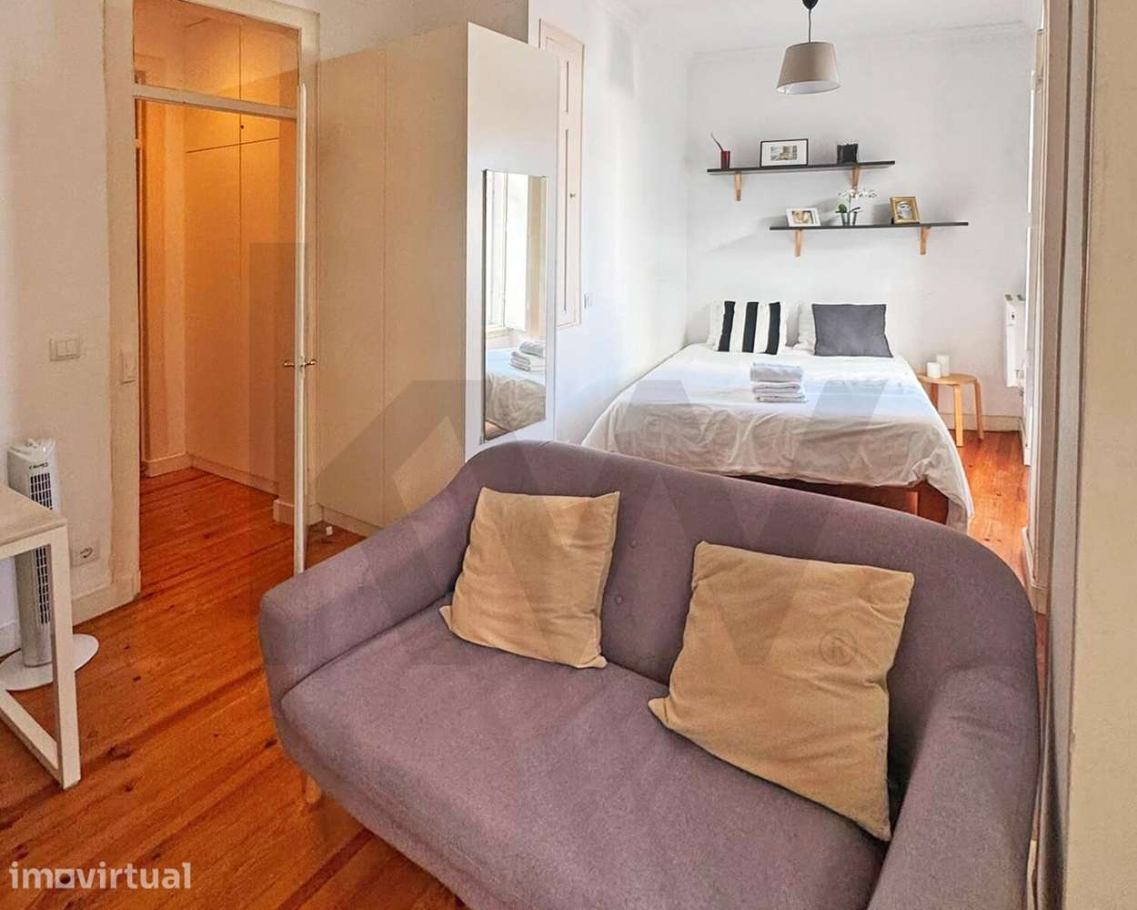 Apartamento T0 em Lisboa - Mouraria - Com vista para a cidade. - Grande imagem: 2/15