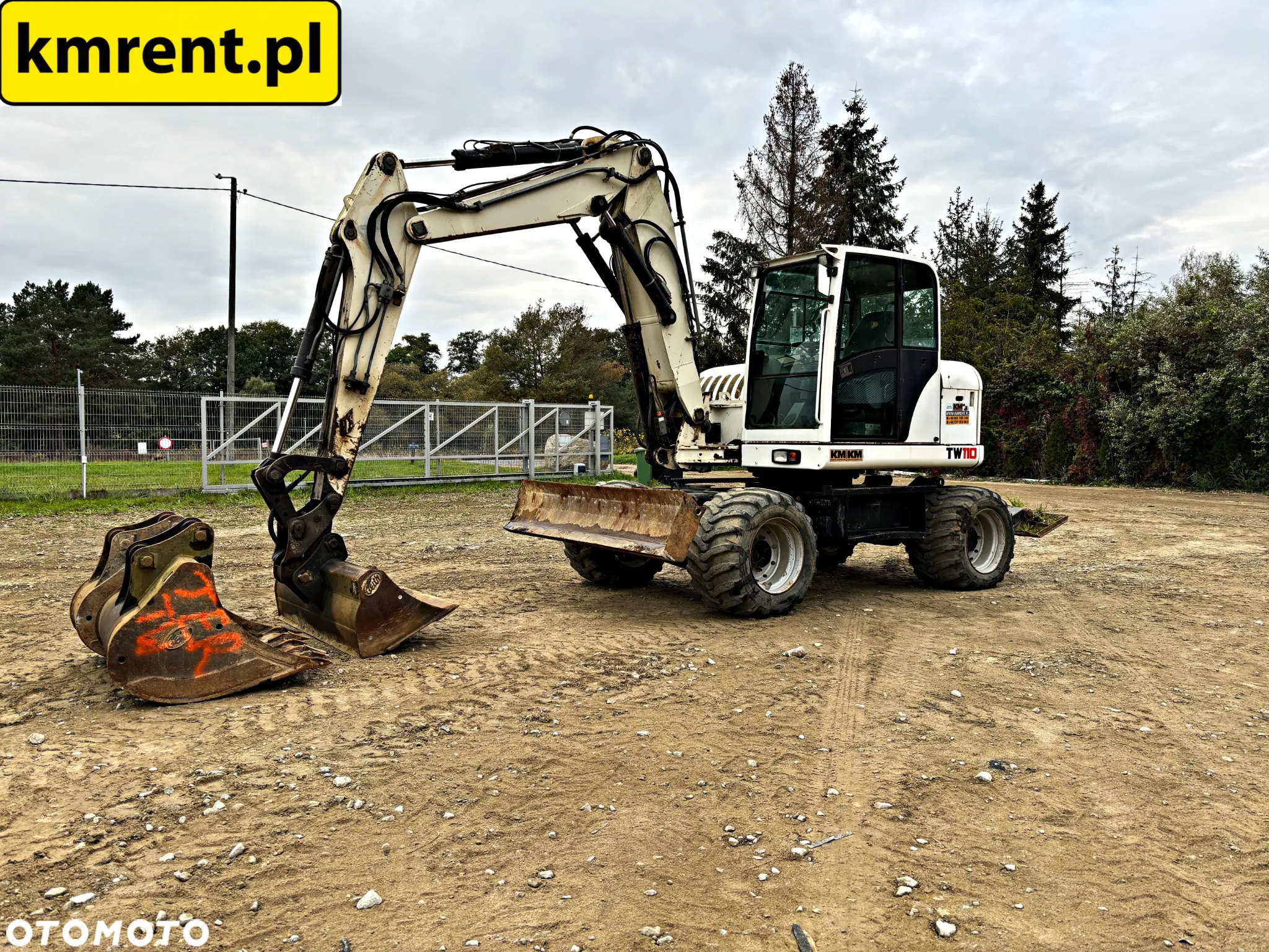 Terex TW110 KOPARKA KOŁOWA 2007R. | 98 KOMATSU PW 110 LIEBHERR 311 TAK - 10