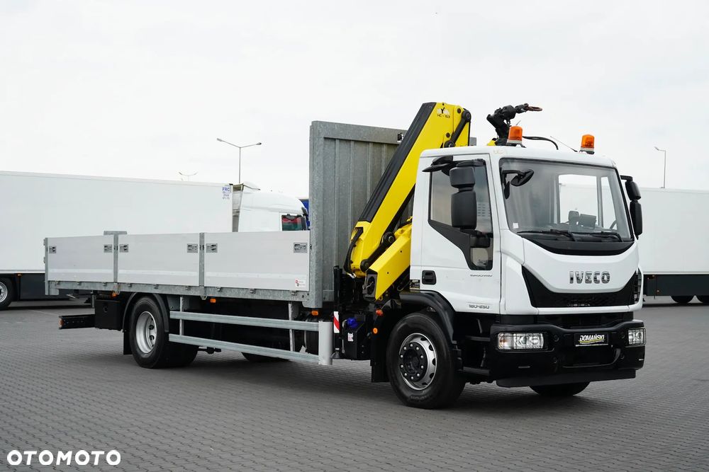 Iveco EUROCARGO / 180-250 / SKRZYNIOWY + HDS / HYVA HC - 153 / ROTATOR / PILOT - 3