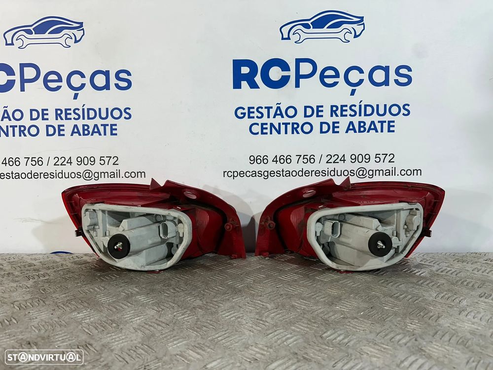 .Conjunto Farolins Led Tras Traseiro Direito Esquerdo Seat Ibiza 6J 5 Portas 6J4945111B 6J4945112B 2008 - 2017 - 4