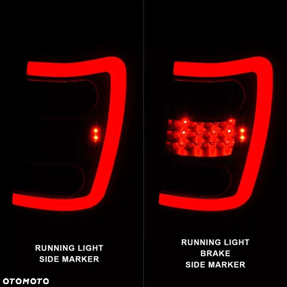 Lampy tyl 2sz Smoke Black Clear Tuning Led Jeep Grand Cherokee WJ 1999-2005 - 5