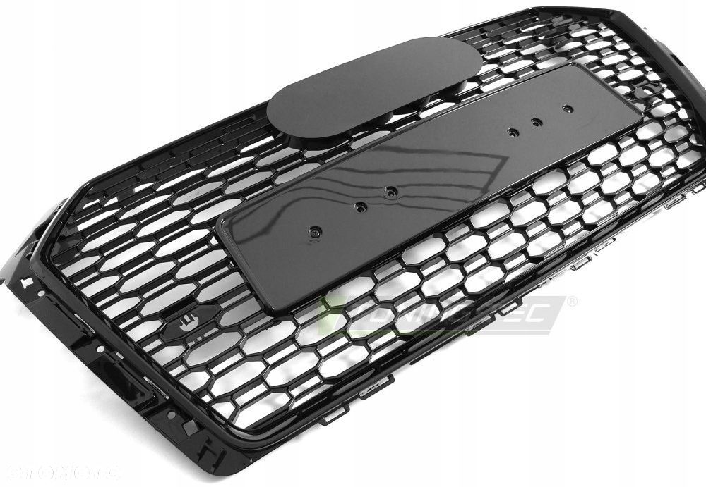 atrapa grill kratka plaster miodu czarna rs s4 look audi a4 b9 8w 0 2015-19 - 2
