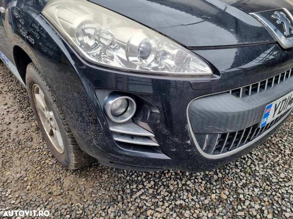 Bara fata Peugeot 4007 2007 - 2012 Amethyst Black Pearl X42 (1281) model cu spalatoare far - 2