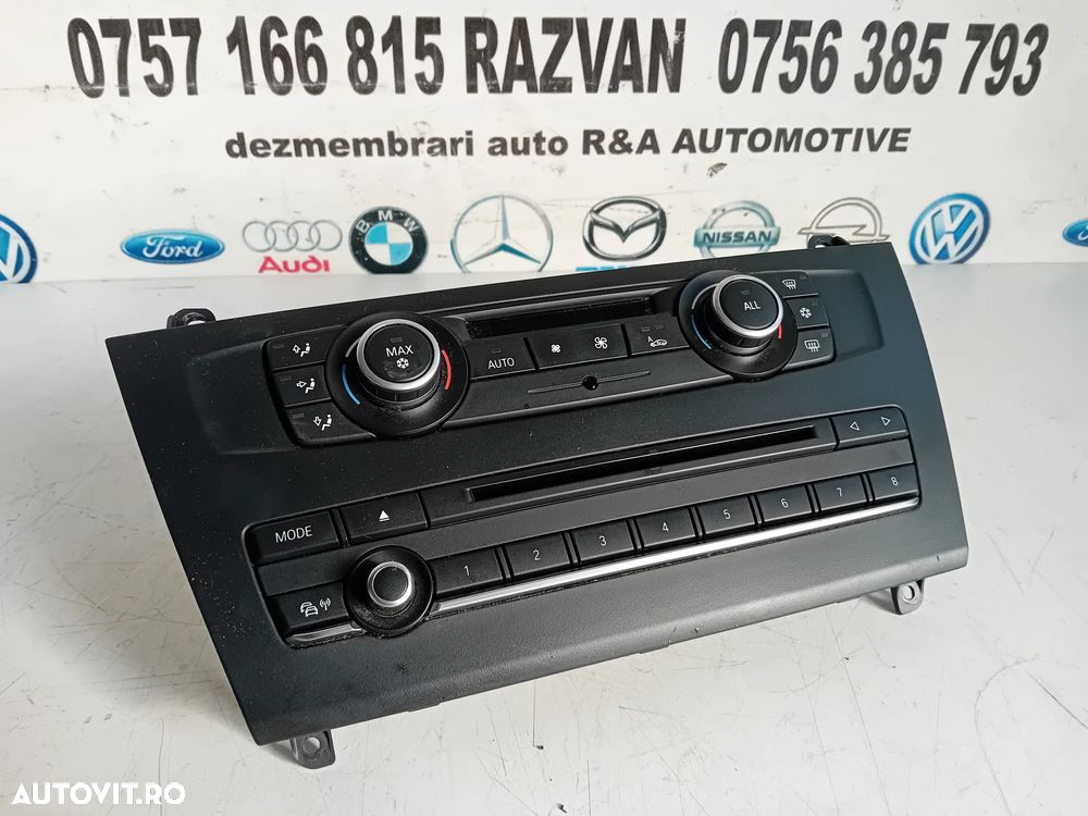 Panou Modul Comanda Clima Climatronic Interfata Radio Cd Navi Bmw X3 F25 X4 F26 Volan Stanga - 6