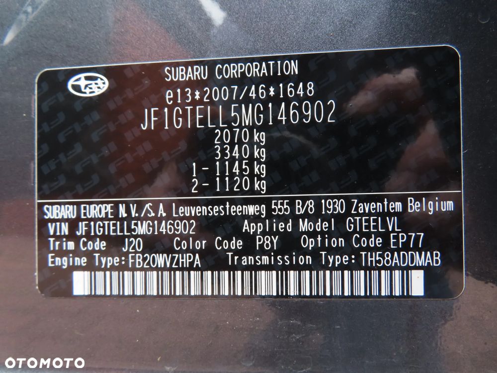 Subaru XV 2.0i-S Platinum (EyeSight) Lineartronic - 15