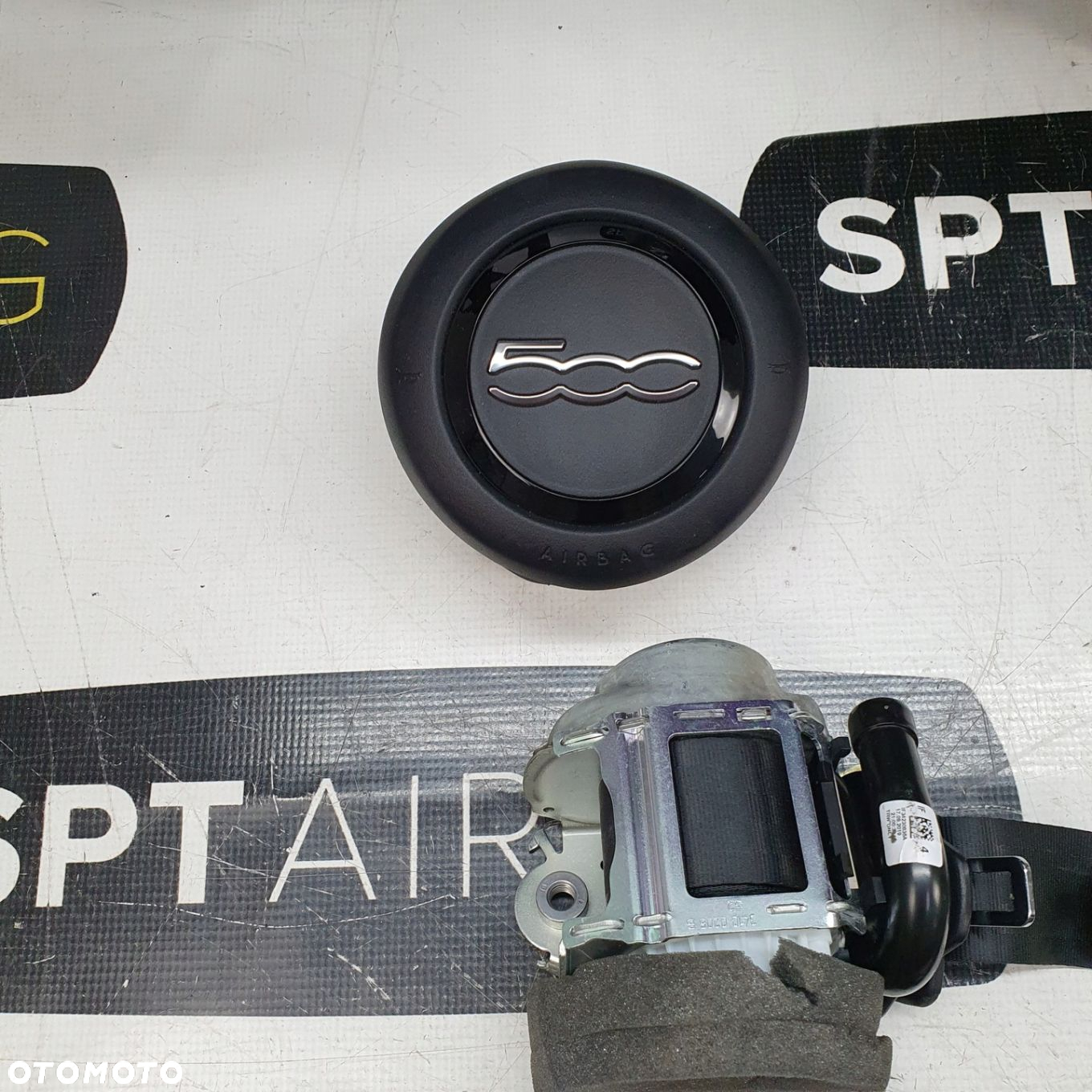 FIAT 600 DESKA ROZDZIELCZA KONSOLA KOKPIT PULPIT PODUSZKI AIRBAG AIR BAG PASY KIT SET - 10