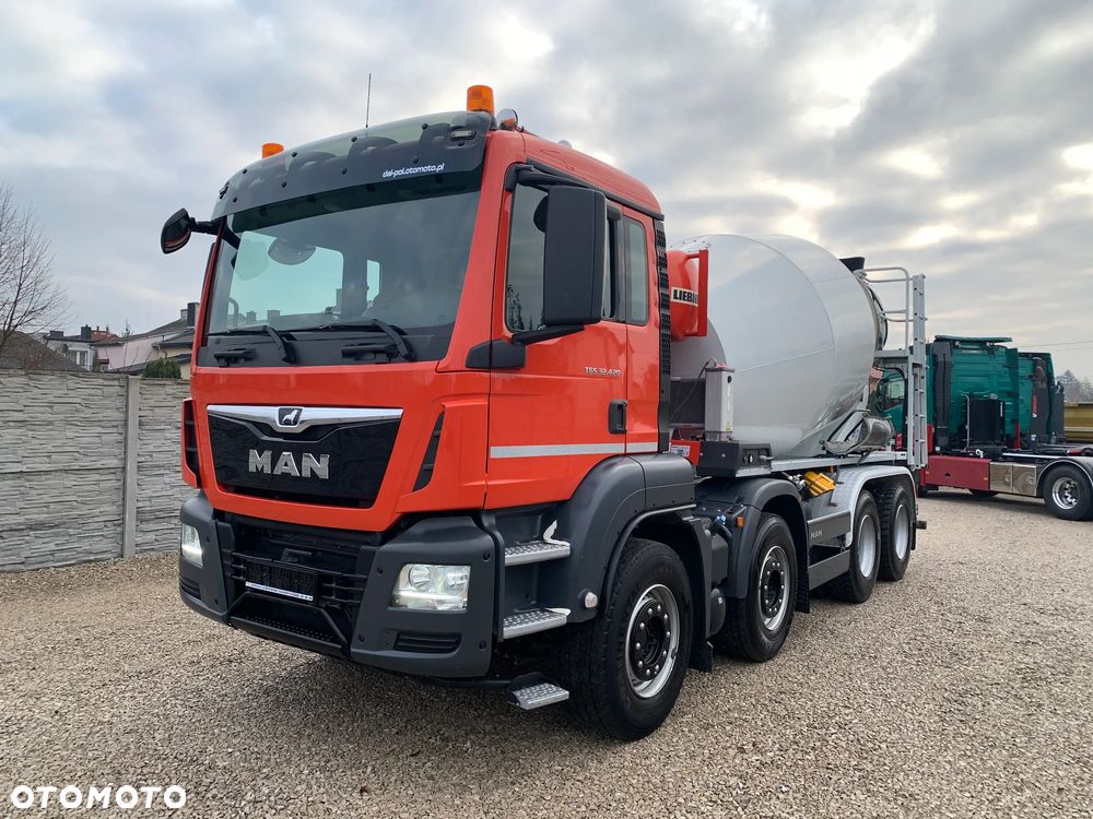 MAN TGS 32.420, BETONOMIESZARKA - LIEBHERR 9 M3, - 1