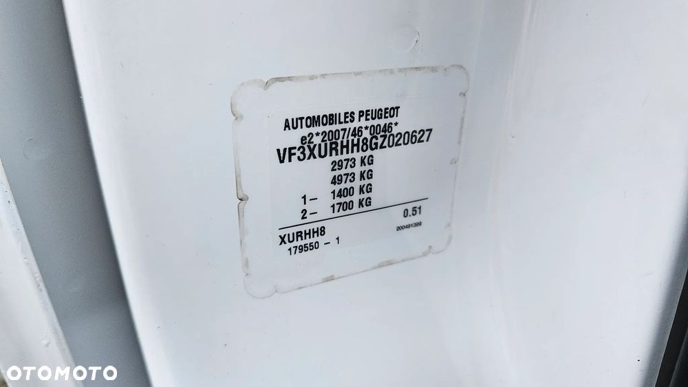 Peugeot Expert 2,0HDI 163KM L2 Długi 2016Rok Klima Webasto Kamera Nawigacja Hak Super Stan - 29