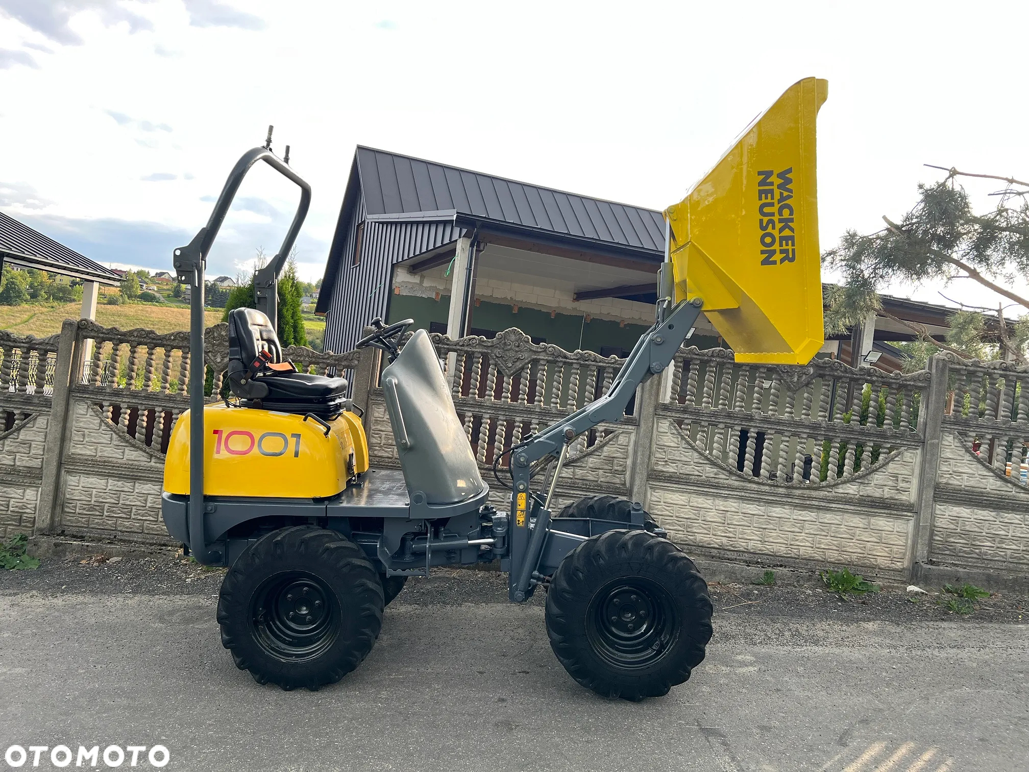 Wacker Neuson 1001 * Wozidło Budowlane Wacker Neuson 1 Tona * Wysoki Wysyp * Stan Bardzo Dobry * - 16