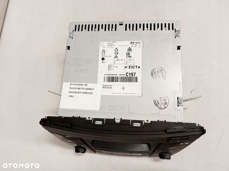 hyundai i40 radioodtwarzacz 96170-3z8954x - 5