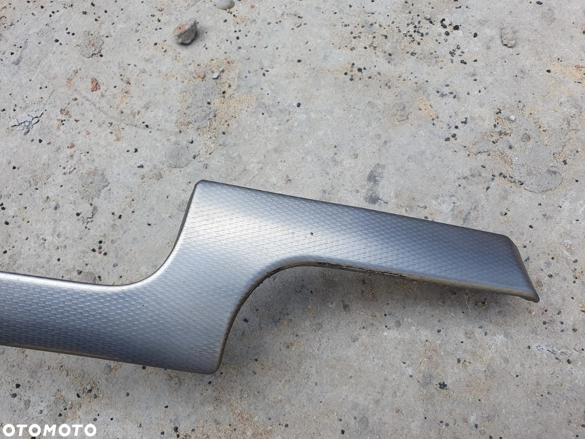 AUDI A4 B6 LISTWA OZDOBNA DEKOR DESKI KONSOLI 8E1853190S ALUMINIUM - 6