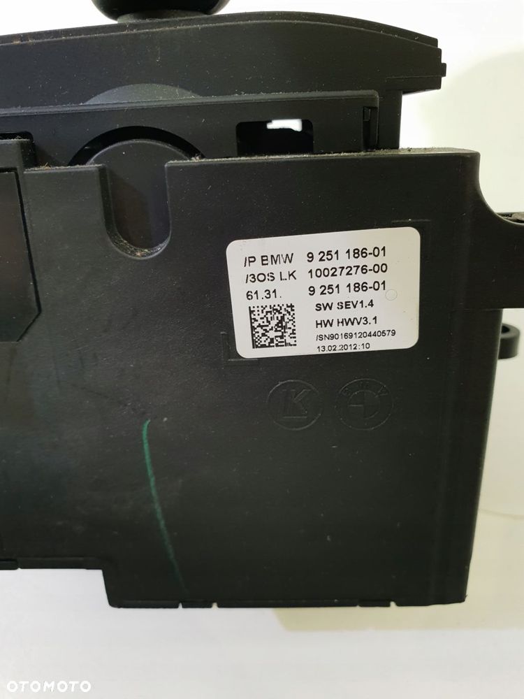BMW F10 F11 DŹWIGNIA WYBIERAK SKRZYNI 9251186 - 4