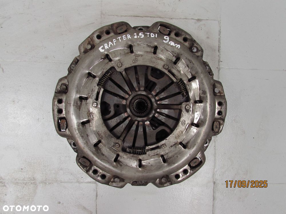 VW CRAFTER 2.5 TDI 09-11 SPRZEGLO KOLO DWUMASOWE TARCZA 9 mm DOCISK - 2
