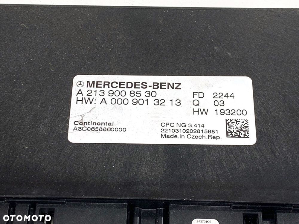 STEROWNIK SKRZYNI BIEGÓW  MERCEDES-BENZ SPRINTER 3,5-t Tourer Bus (B907) 2018 - 2022 317 CDI - 4
